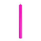 Stabkerzen Neon-Pink, 250/22 mm, KERZENFARM HAHN, Brenndauer 12h, 25 St.