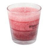 Stearin Duftkerze im Glas Wildkirsche, 80/78 mm, KERZENFARM HAHN, Brenndauer 24h