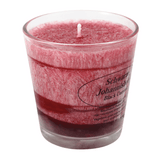 Stearin Duftkerze im Glas Schwarze Johannisbeere, 80/78 mm, KERZENFARM HAHN, Brenndauer 24h