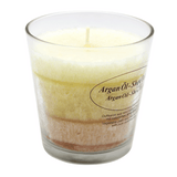 Stearin Duftkerze im Glas Argan Öl - Shea Butter, 80/78 mm, KERZENFARM HAHN, Brenndauer 24h