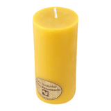 100% Bienenwachskerze 135/65 mm, KERZENFARM HAHN, Brenndauer 39h