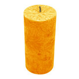 Stearin Stumpenkerze Orange, 135/64 mm, KERZENFARM HAHN, Brenndauer 41h – Ansicht 2