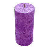 Stearin Stumpenkerze Violett, 135/64 mm, KERZENFARM HAHN, Brenndauer 41h – Ansicht 2