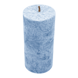 Stearin Stumpenkerze Taubenblau, 135/64 mm, KERZENFARM HAHN, Brenndauer 41h – Ansicht 2