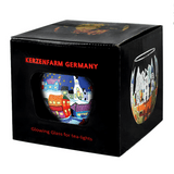 Leuchtglas Holy Night, H90 x Ø110 mm, KERZENFARM HAHN
