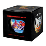 Leuchtglas Northern Light, H90 x Ø110 mm, KERZENFARM HAHN