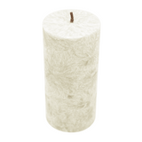 Stearin Stumpenkerze Elfenbein, 135/64 mm, KERZENFARM HAHN, Brenndauer 41h – Ansicht 2