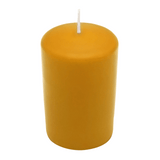 WENZEL CLASSIC Stumpenkerze Natur (100/70 mm) aus Paraffin mit 44 Stunden Brenndauer