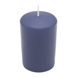 WENZEL CLASSIC Stumpenkerze Polarblau (100/70 mm) aus Paraffin mit 44 Stunden Brenndauer
