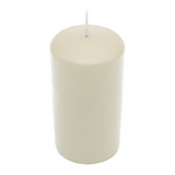 WENZEL CLASSIC Stumpenkerze Elfenbein (130/70 mm) aus Paraffin mit 61 Stunden Brenndauer