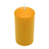 WENZEL CLASSIC Stumpenkerze Natur (130/70 mm) aus Paraffin mit 61 Stunden Brenndauer