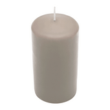 WENZEL CLASSIC Stumpenkerze Sand (130/70 mm) aus Paraffin mit 61 Stunden Brenndauer