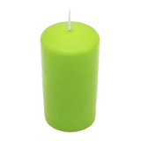 WENZEL CLASSIC Stumpenkerze Limone (130/70 mm) aus Paraffin mit 61 Stunden Brenndauer