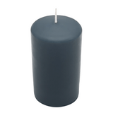 WENZEL CLASSIC Stumpenkerze Anthrazit (120/80 mm) aus Paraffin mit 69 Stunden Brenndauer