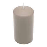 WENZEL CLASSIC Stumpenkerze Sand (120/80 mm) aus Paraffin mit 69 Stunden Brenndauer