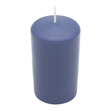 WENZEL CLASSIC Stumpenkerze Polarblau (120/80 mm) aus Paraffin mit 69 Stunden Brenndauer