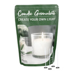 Kerzengranulat mit Duft zum Selbergießen, Nordic Trees, WENZEL, inkl. 4 Dochten & Dochthaltern, 400 g