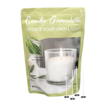 Kerzengranulat mit Duft zum Selbergießen, Lemongrass, WENZEL, inkl. 4 Dochten & Dochthaltern, 400 g