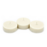 10 Citronella Öko-Teelichter Ø38 mm, BIOKEMA, ohne Alu-Hülle, Brenndauer ca. 4h