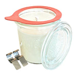 100% ÖKO-Duftkerze aus regionaler Bio-Masse im original Weckglas®, Weihnachtsduft, BIOKEMA, 75/70 mm, 140 ml, Brenndauer ca. 20h