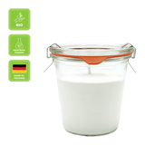 100% ÖKO-Duftkerze aus regionaler Bio-Masse im original Weckglas®, Citronella, BIOKEMA, 94/90 mm, 290 ml, Brenndauer ca. 46h