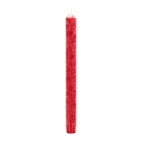 4 Stabkerzen aus Stearin Rot, 22/250 mm, KERZENFARM HAHN, durchgefärbt, Brenndauer 10h