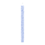 4 Stabkerzen aus Stearin Taubenblau, 22/250 mm, KERZENFARM HAHN, durchgefärbt, Brenndauer 10h