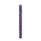4 Stabkerzen aus Stearin Violett, 22/250 mm, KERZENFARM HAHN, durchgefärbt, Brenndauer 10h