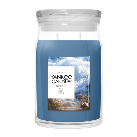 Duftkerze im Glas Ocean Air, 567 g, YANKEE CANDLE, 80h