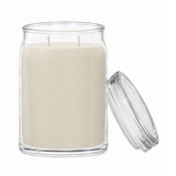 Duftkerze im Glas Amber & Sandalwood, 567 g, YANKEE CANDLE, Brenndauer bis 80h