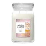 Duftkerze im Glas Vanilla Cupcake, 567 g, YANKEE CANDLE, Brenndauer bis 80h