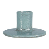 Kerzenhalter für Stabkerzen, Staubig blau, H46/Ø90 mm, Ib Laursen