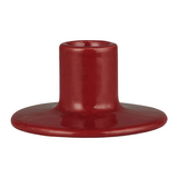 Kerzenhalter für Stabkerzen, Rot, H46/Ø90 mm, Ib Laursen