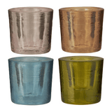 Kerzenhalter aus Glas für Stabkerzen, bunt, H50/Ø50 mm, Ib Laursen, 4 Stück pro Verpackung