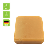 Fruchtikuss Mangobutterseife – vegan, THOMA Naturseifen-Manufaktur, für trockene, feuchtigkeitsarme Haut, 100 g, Körperpflege