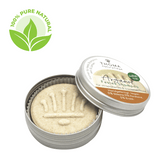 Arganölshampoo – vegan, THOMA Naturseifen-Manufaktur, für empfindliche Kopfhaut & feines Haar, 55 g, Aludose