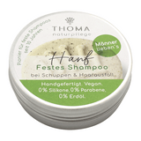 Hanf-Shampoo – vegan, mit Koffein-Extrakt, THOMA Naturseifen-Manufaktur, bei Schuppen & Haarausfall, 55 g, Aludose