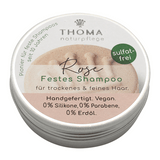 Luxus-Shampoo – vegan, THOMA Naturseifen-Manufaktur, mit Rosenblütenwachs für trockenes & feines Haar, 55 g, Aludose, Haarpflege