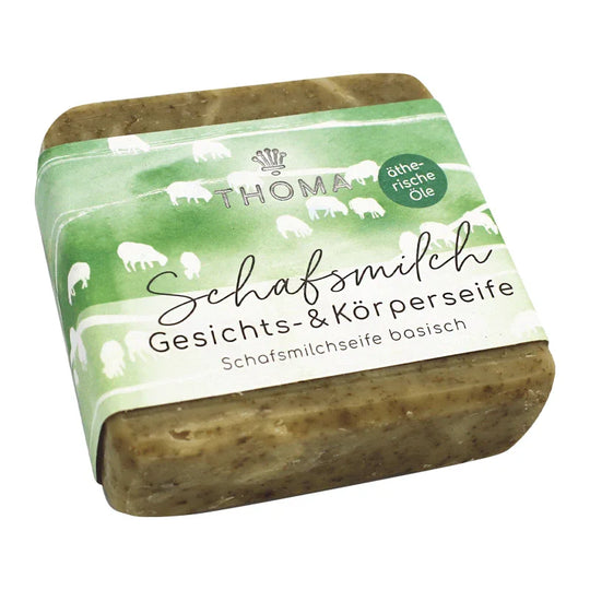 Schafsmilchseife mit Hanföl, Voll Schaaaf, THOMA Naturseifen-Manufaktur, Gesichts- & Körperseife, 100 g, Körperpflege