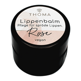 Lippenbalsam mit Rosenwachs, Jojobaöl & Sheabutter – vegan, THOMA Naturseifen-Manufaktur, 5 ml