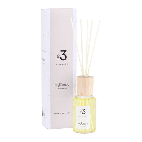 Diffuser Premium 100 ml N°3 Pinewood, My Senso, Raumduft, inkl. 5 Faserstäbchen, Duftstäbchen