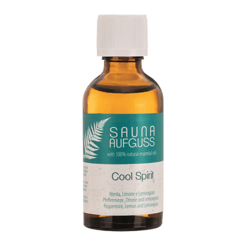 Sauna Aufguss Öl - Cool Spirit, My Senso, 100% natürliche ätherische Öle, 50 ml, Saunaduft