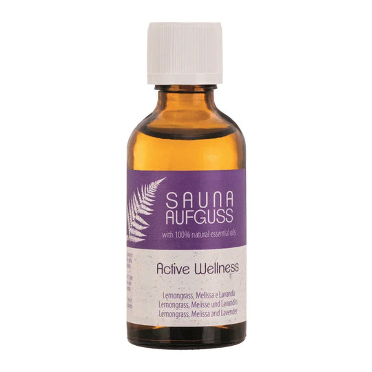 Sauna Aufguss Öl - Active Wellness, My Senso, 100% natürliche ätherische Öle, 50 ml, Saunaduft