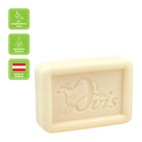 Ovis Schafmilchseife Wiesenduft, 100% Bio, für die tägliche Dusche, eckig, 100 g