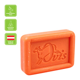 Ovis Schafmilchseife Blutorange, 100% Bio, für die tägliche Dusche, eckig, 100 g