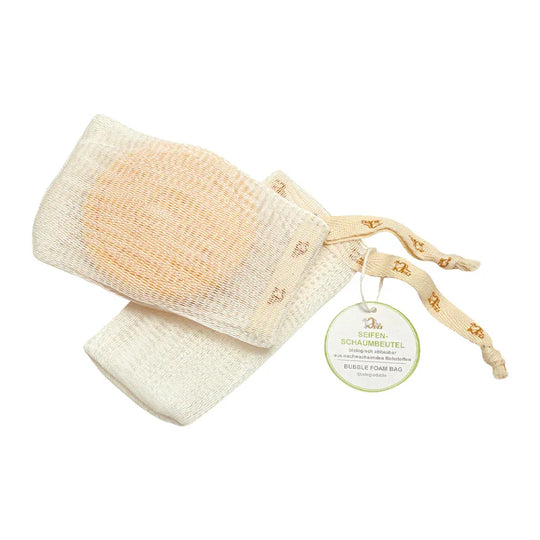 Seifenschaumbeutel, Ovis Schafmilchseife, aus nachwachsenden Rohstoffen & biologisch abbaubar, 155/95 mm