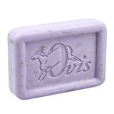 Ovis Schafmilchseife Lavendel, 100% Bio, für die tägliche Dusche, eckig, 100 g, verpackt