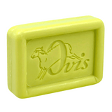 Ovis Schafmilchseife Gurke-Limette, 100% Bio, für die tägliche Dusche, eckig, 100 g, verpackt