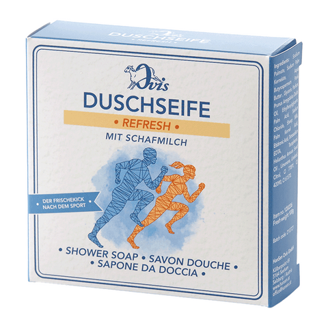 Duschseife Refresh, Ovis Schafmilchseife, 100% Bio, der Frischekick nach dem Sport, 100 g