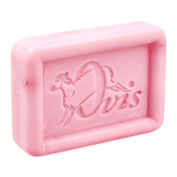 Ovis Schafmilchseife Himbeer-Spritz, 100% Bio, für die tägliche Dusche, eckig, 100 g